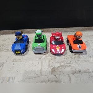 Paw Patrol Paw Racers 4 Vehicle Collection Roadster Cars Vehicles Toy Rocky Zuma